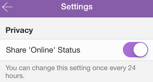 viber online status