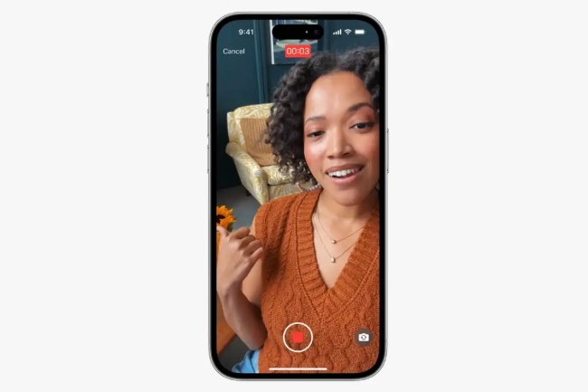 record a video message in facetime