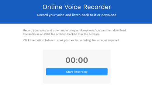 virtual speech online voice recorder