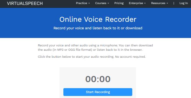 online mp3 sound recorder