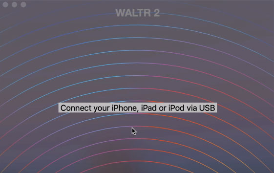 connect yor ipod to waltr