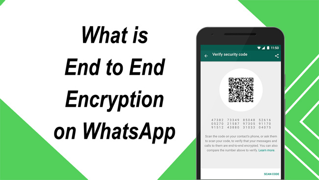 what is end to end encryption on whatsapp