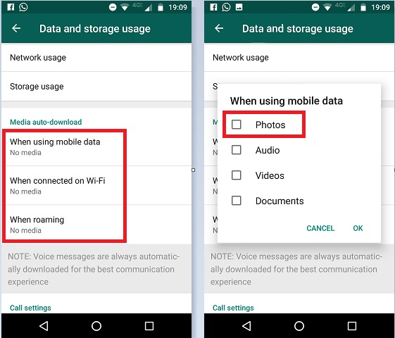 whatsapp image auto download