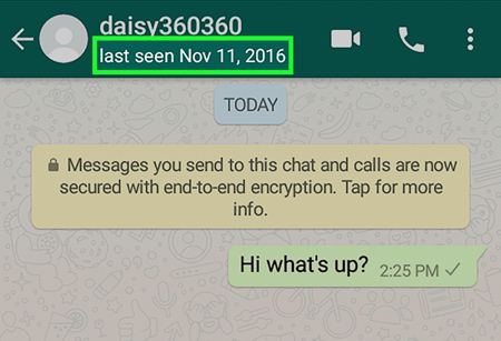 whatsapp last seen status