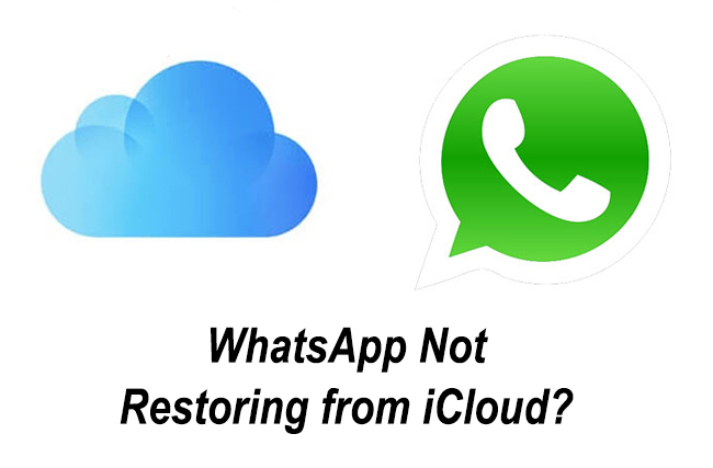 whatsapp not restoring from icloud