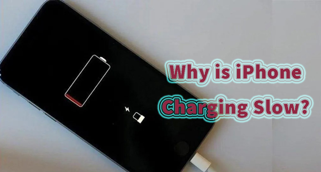 why is my iphone charging slow