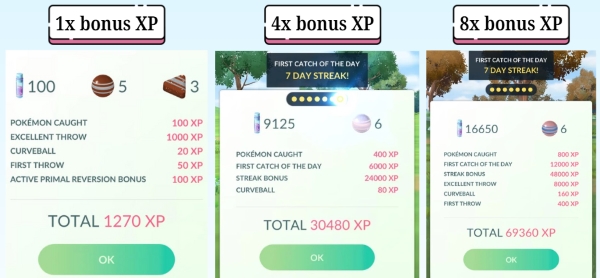 how to level up fast in pokemon go via catching pokemon