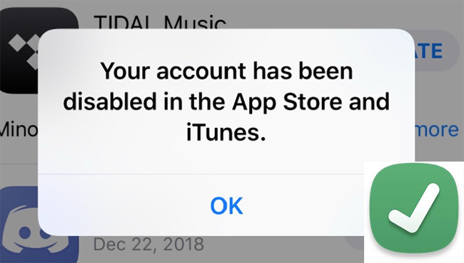 how to fix your account has been disabled