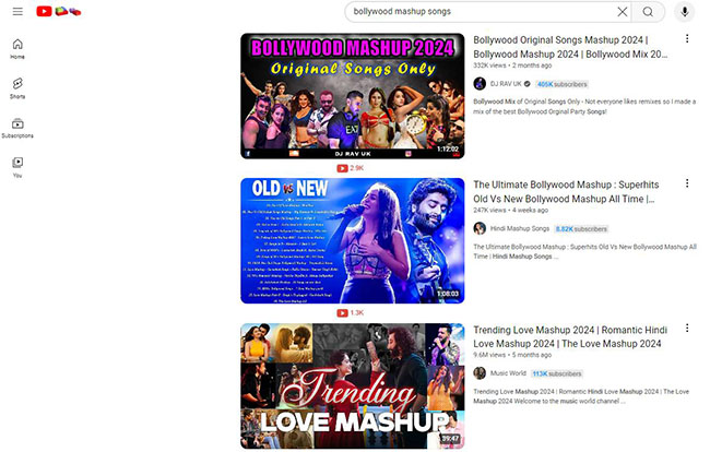 youtube bollywood mashup