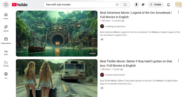 youtube movies