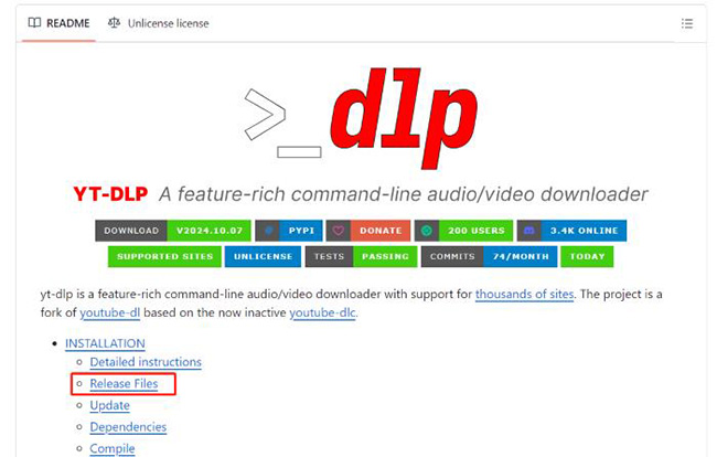 yt dlp download