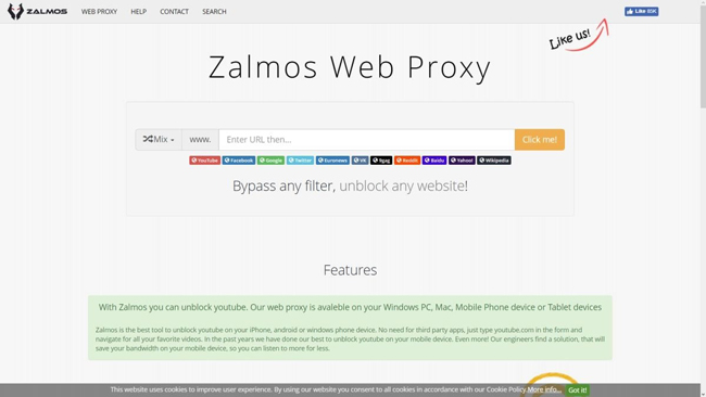 zalmos web proxy