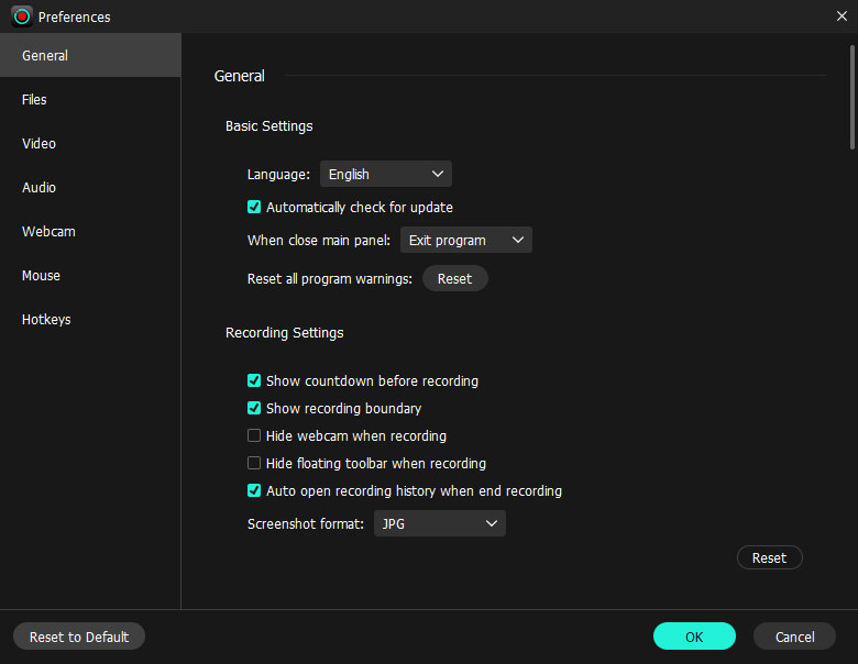 set output format to record 3ds game