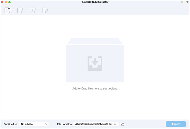 TunesKit Subtitle Editor for Mac