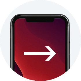 right side of iphone screen not working