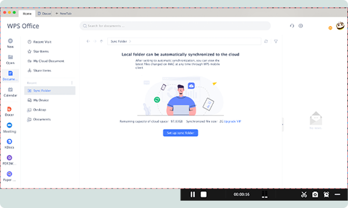 record window with audio