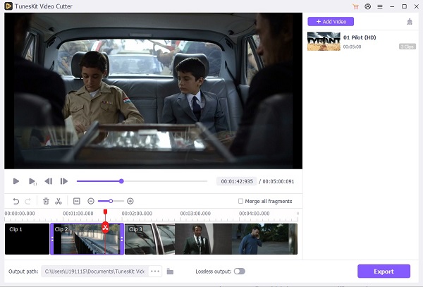 set trimming duration