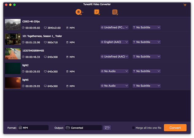 TunesKit Video Converter for Mac