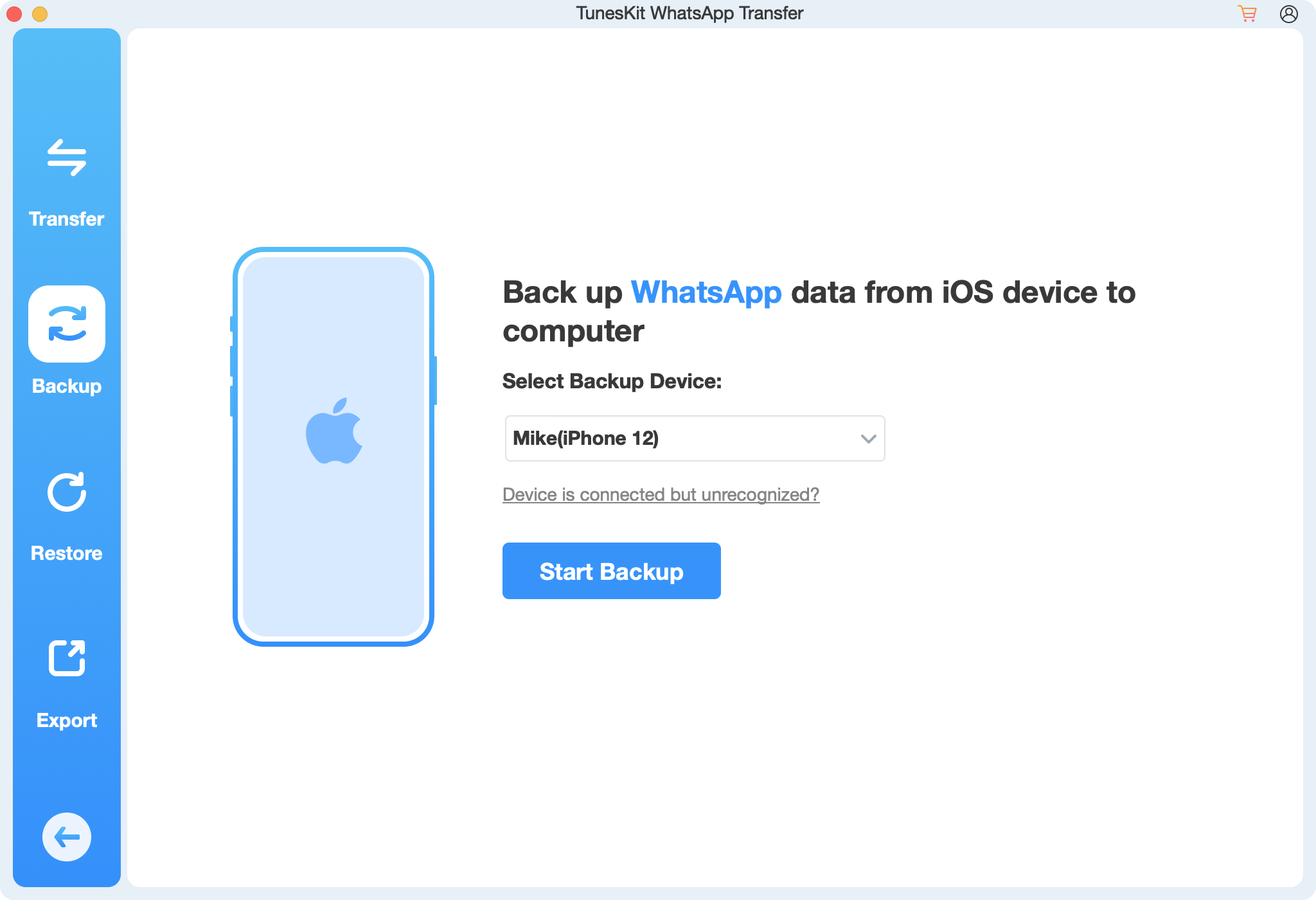 backup whatsapp data