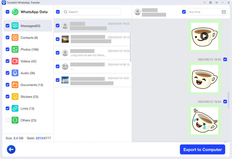 export data