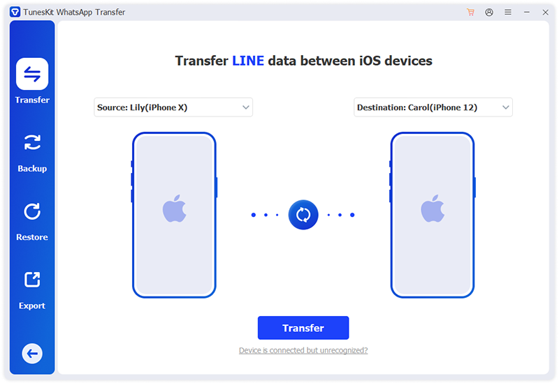 transfer line page
