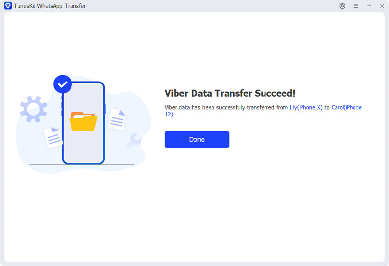 viber transferred